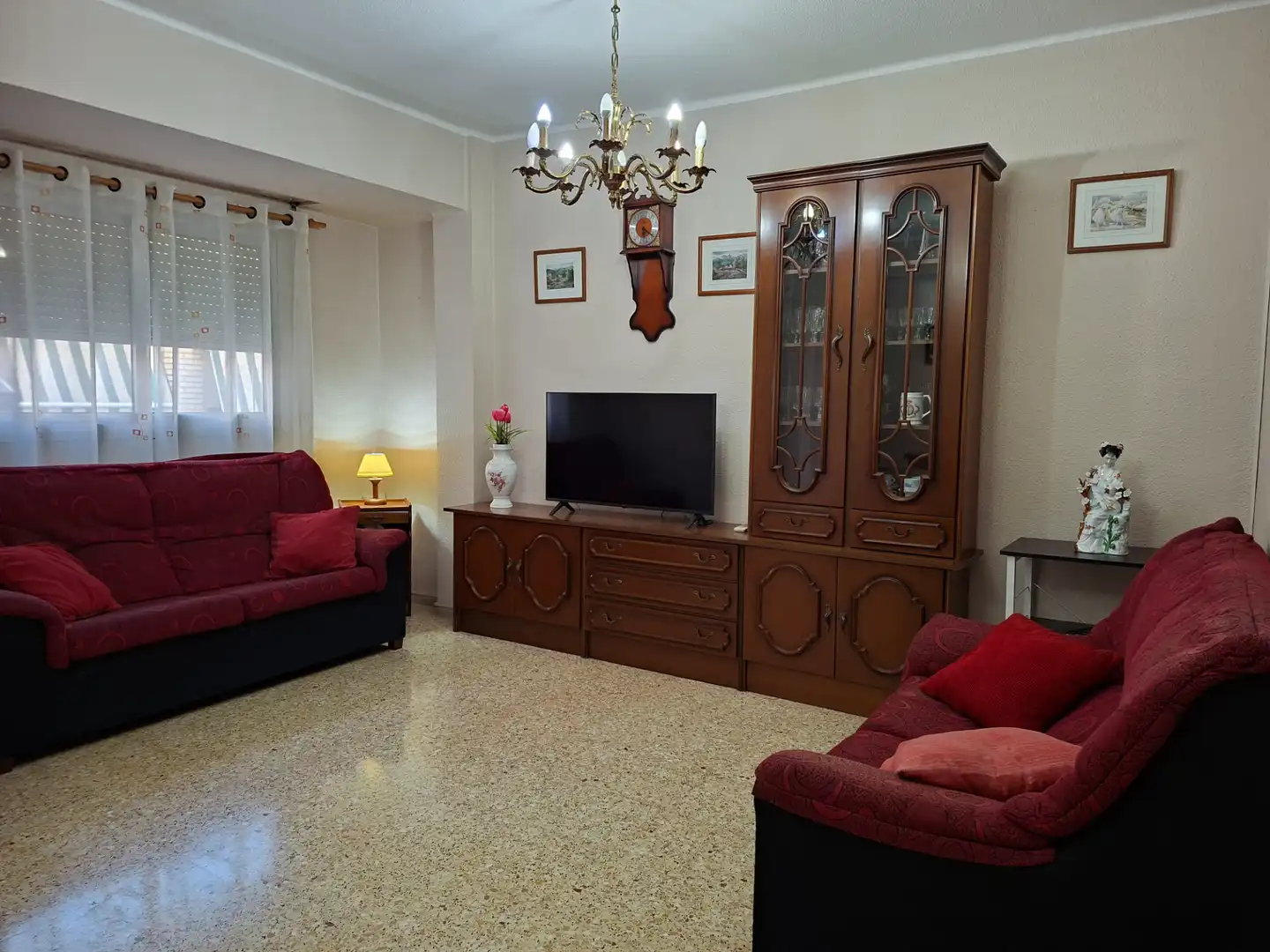 Sala d'estar de Pis en venda en Alfafar amb Aire condicionat, Moblat i Forn