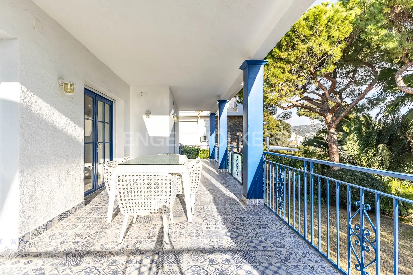 Terraza de Casa o chalet de alquiler en Sitges con Aire acondicionado, Calefacción y Jardín privado