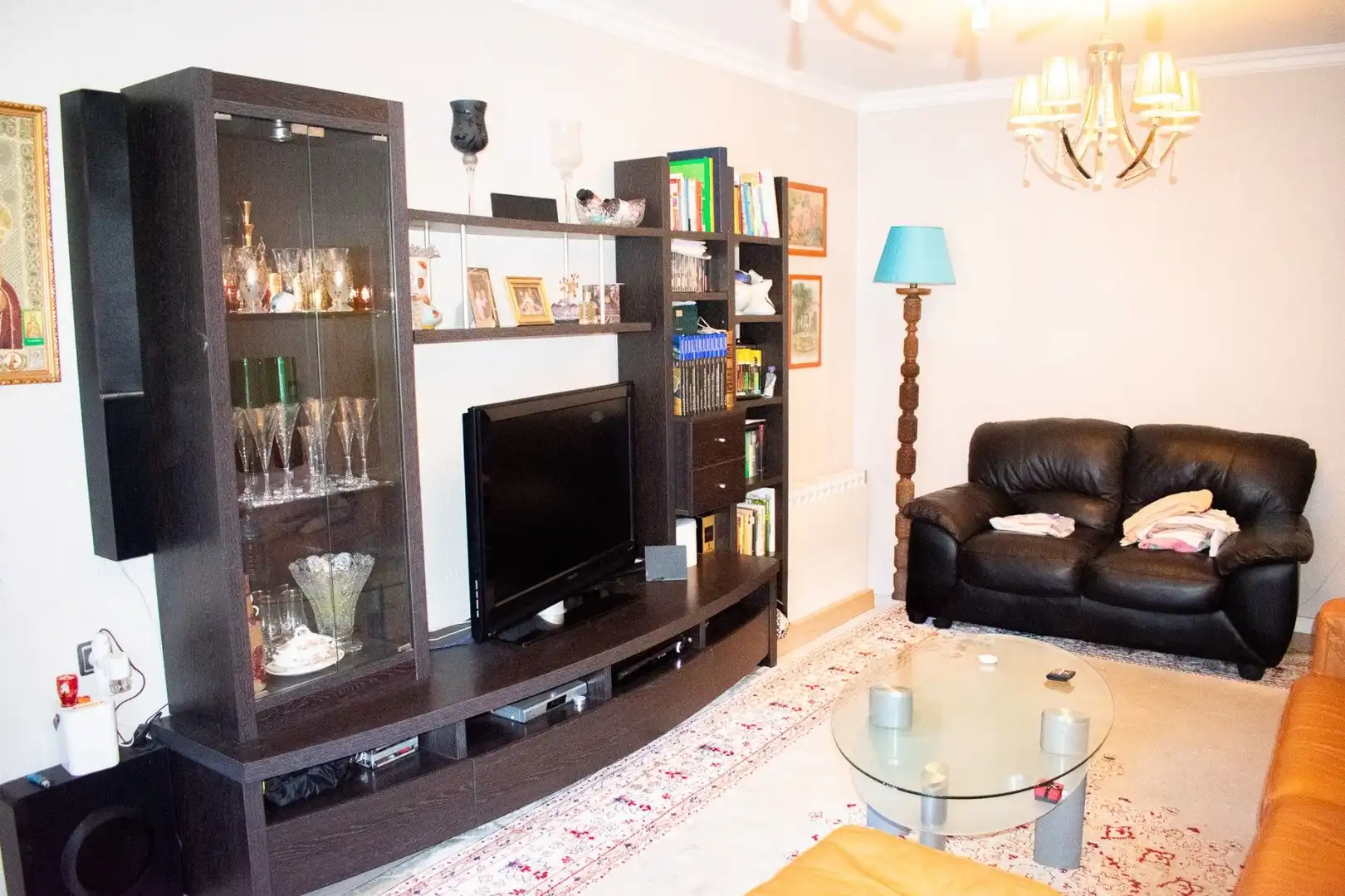 Sala d'estar de Apartament en venda en Torrevieja amb Aire condicionat, Moblat i Balcó