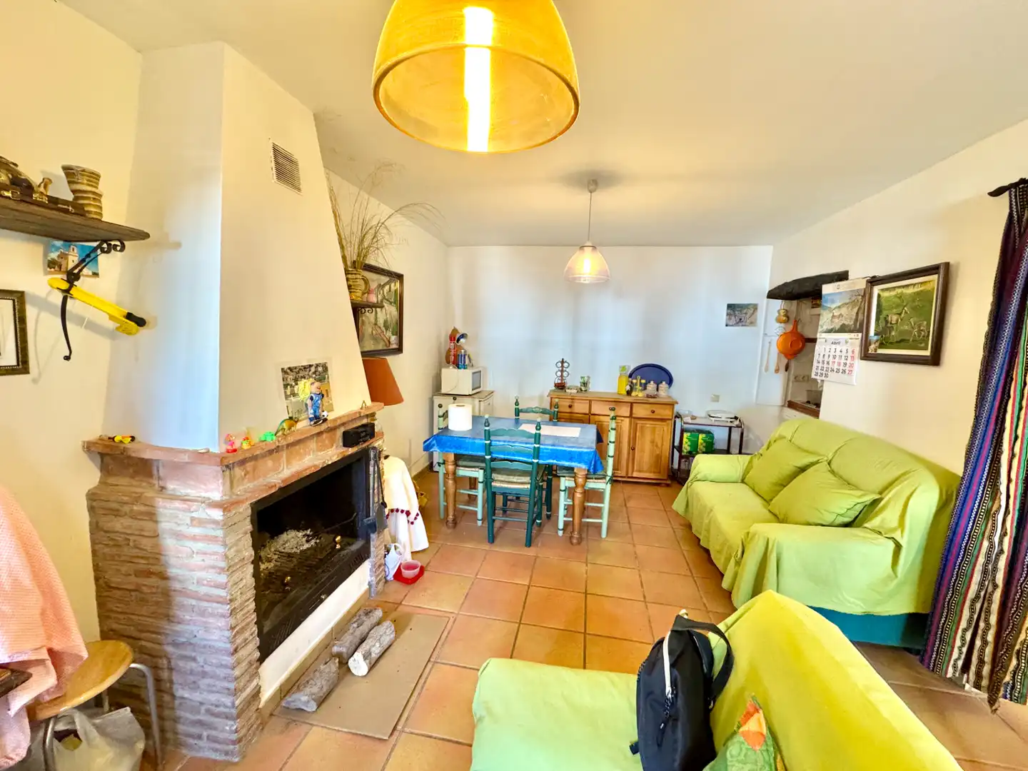 Sala de estar de Apartamento en venta en Ohanes con Calefacción, Terraza y Amueblado