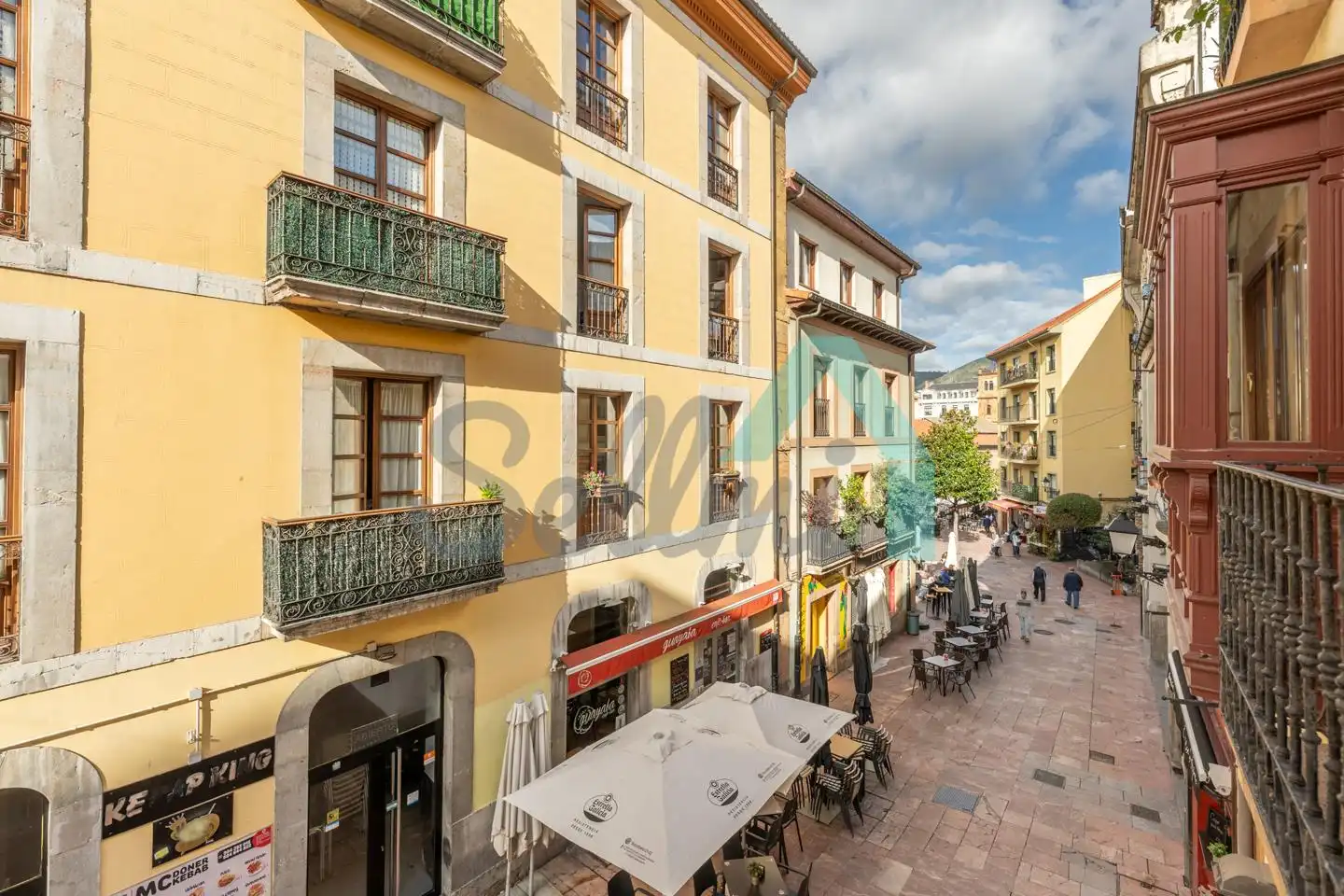 Exterior view of Flat for sale in Oviedo   with Heating, Parquet flooring and Terrace