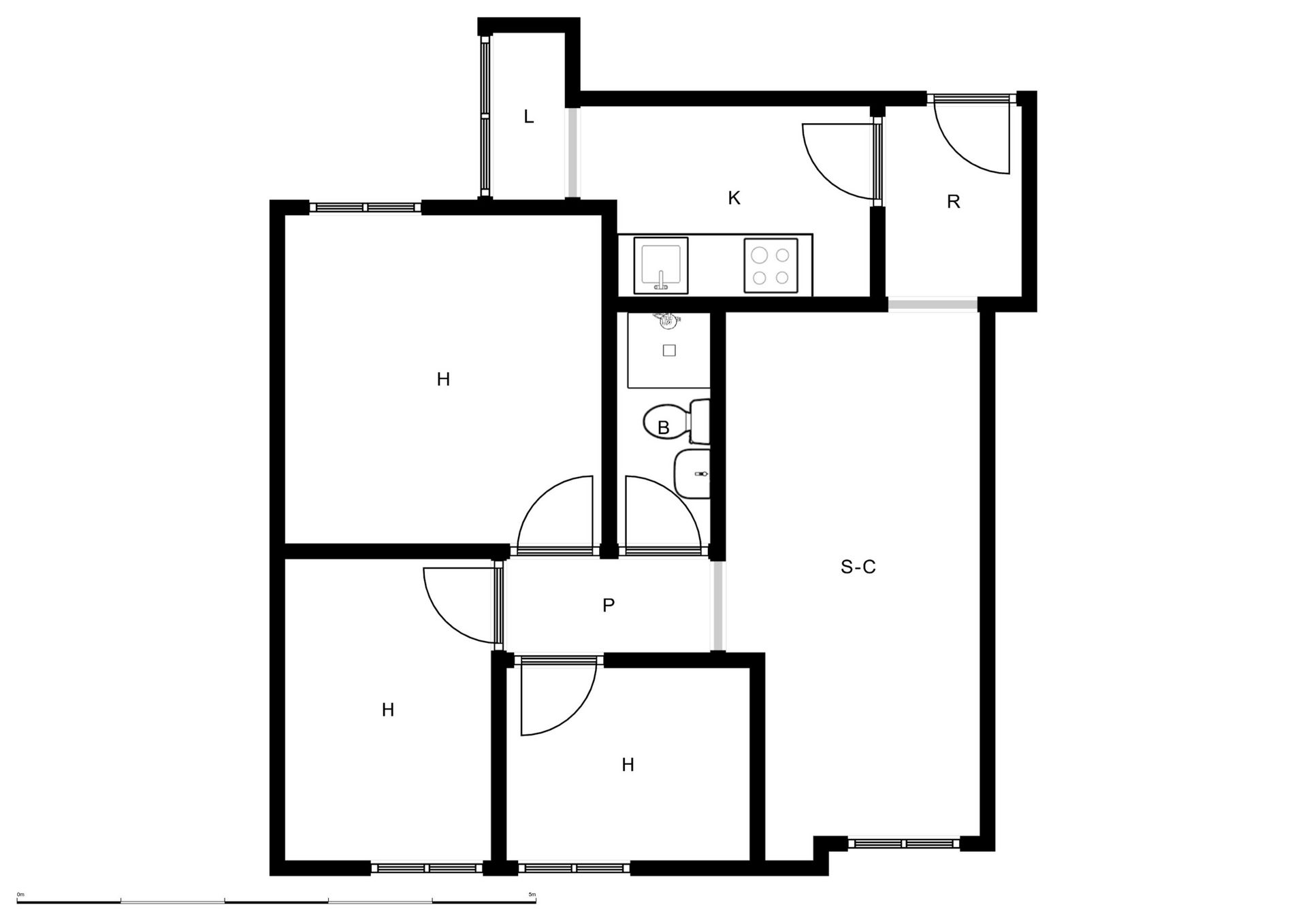 Wohnung miete in Parla mit Ofen und Haustiere erlaubt