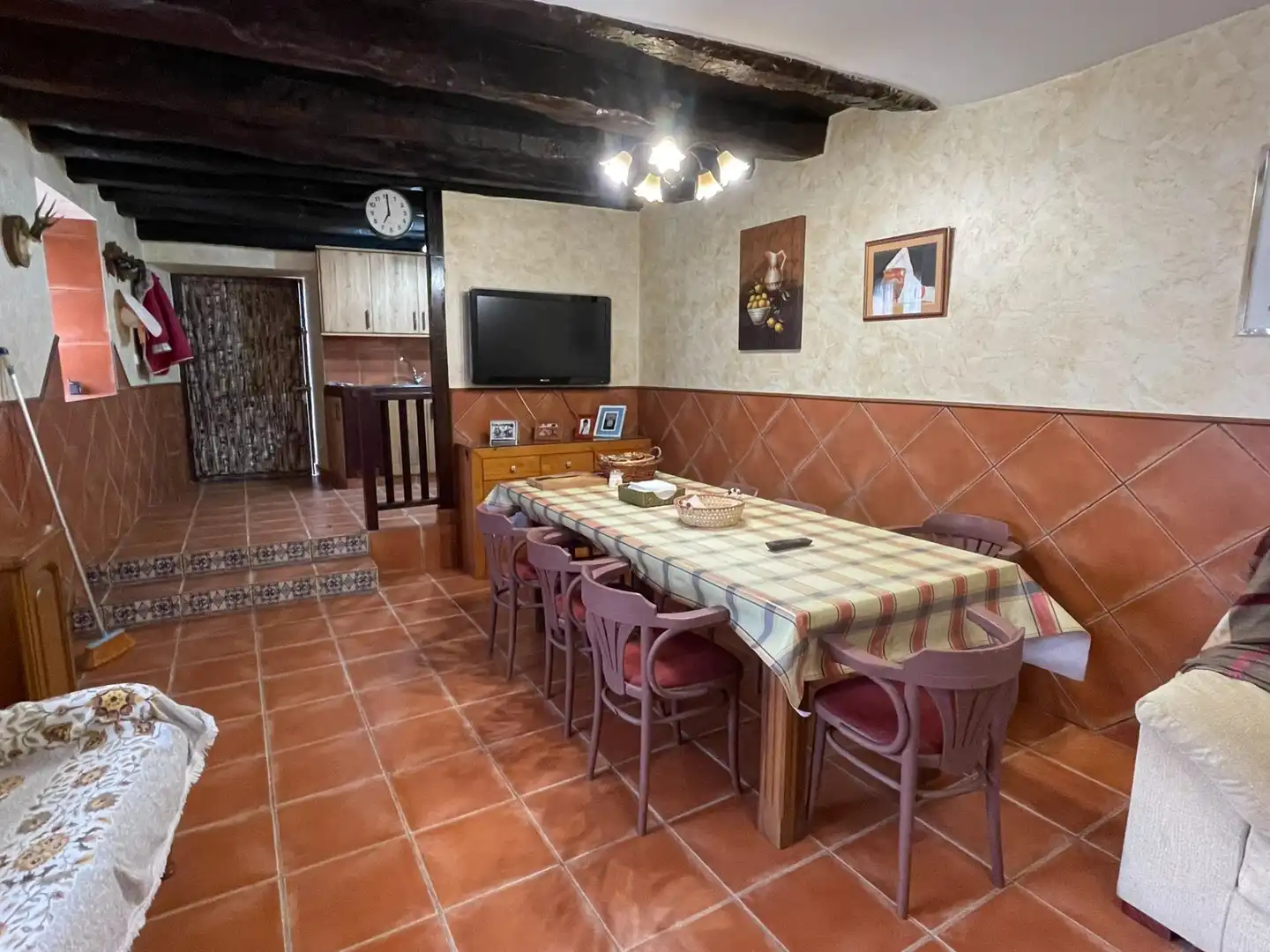 Dining room of Houses for sale in Priaranza del Bierzo  with Furnished