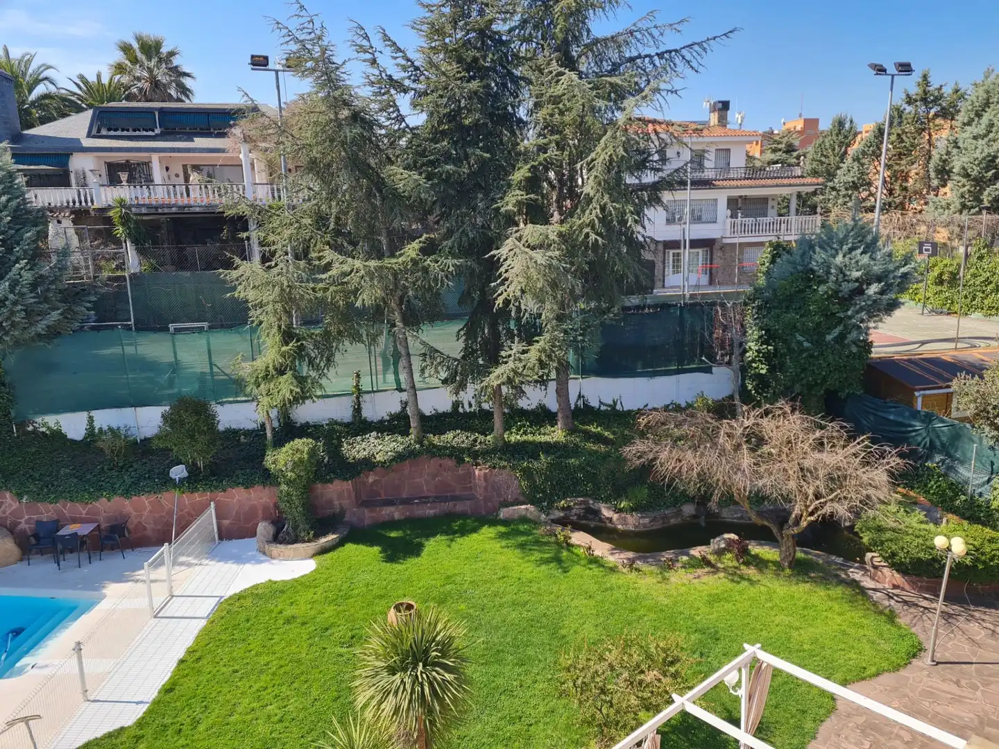 Garden of Houses for sale in Móstoles  with Heating, Private garden and Terrace