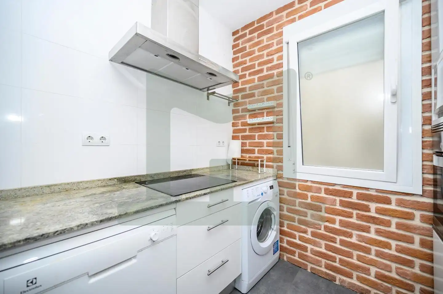 Küche von Wohnung zur Miete in Madrid mit Klimaanlage, Heizung und Terrasse