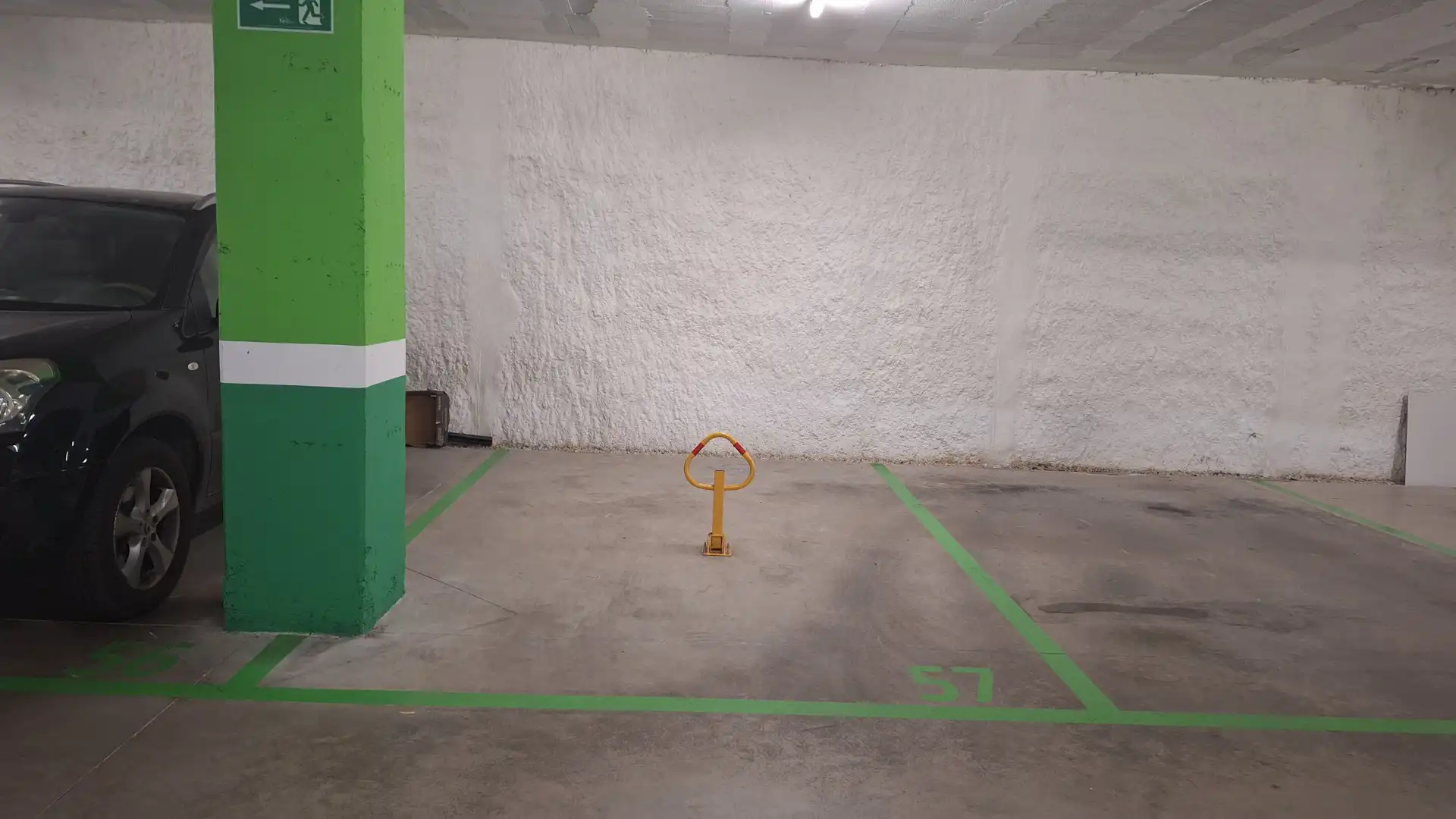 Parking of Flat for sale in Estepona  with Air Conditioner, Storage room and Swimming Pool