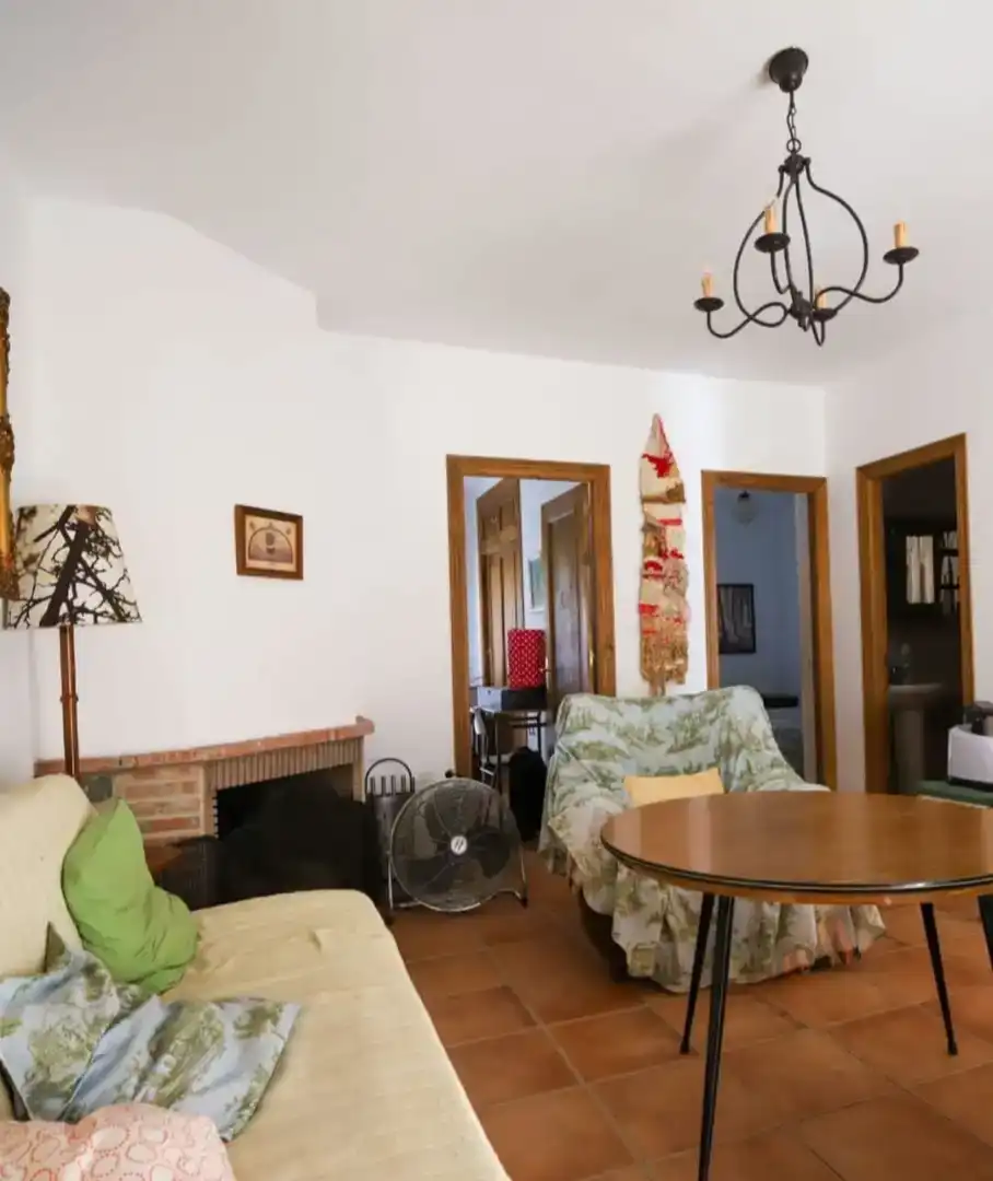 Wohnzimmer von Wohnung zur Miete in El Bosque mit Möbliert, Waschmaschine und Mikrowelle