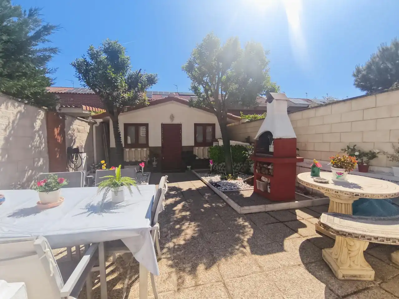 Jardín de Casa adosada en venta en Rivas-Vaciamadrid con Aire acondicionado, Calefacción y Jardín privado