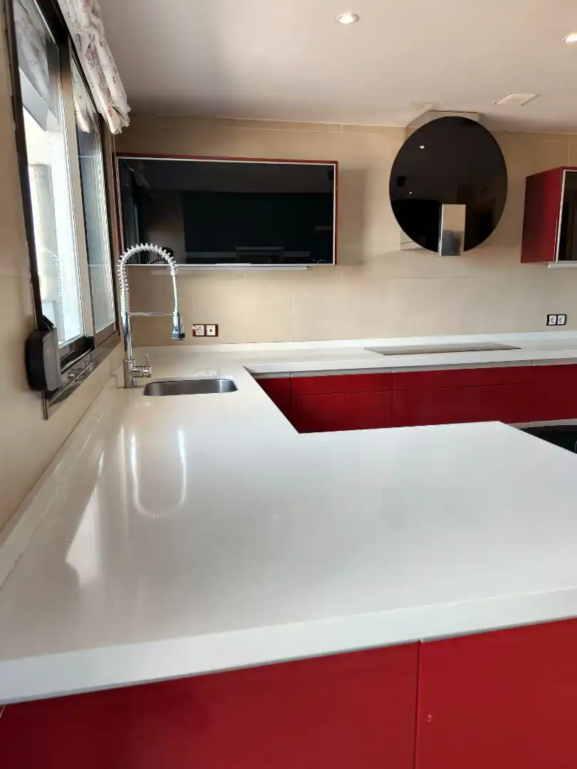 Kitchen of Attic for rent in Leganés  with Air Conditioner, Heating and Private garden