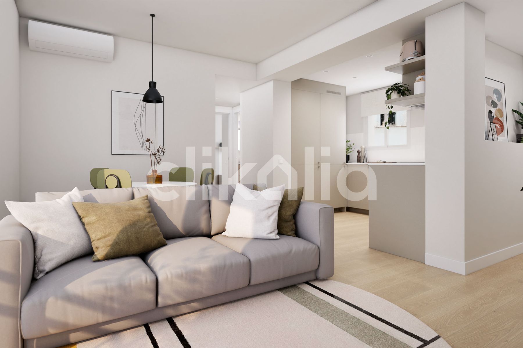 Sala de estar de Piso en venta en Montequinto con Aire acondicionado y Terraza