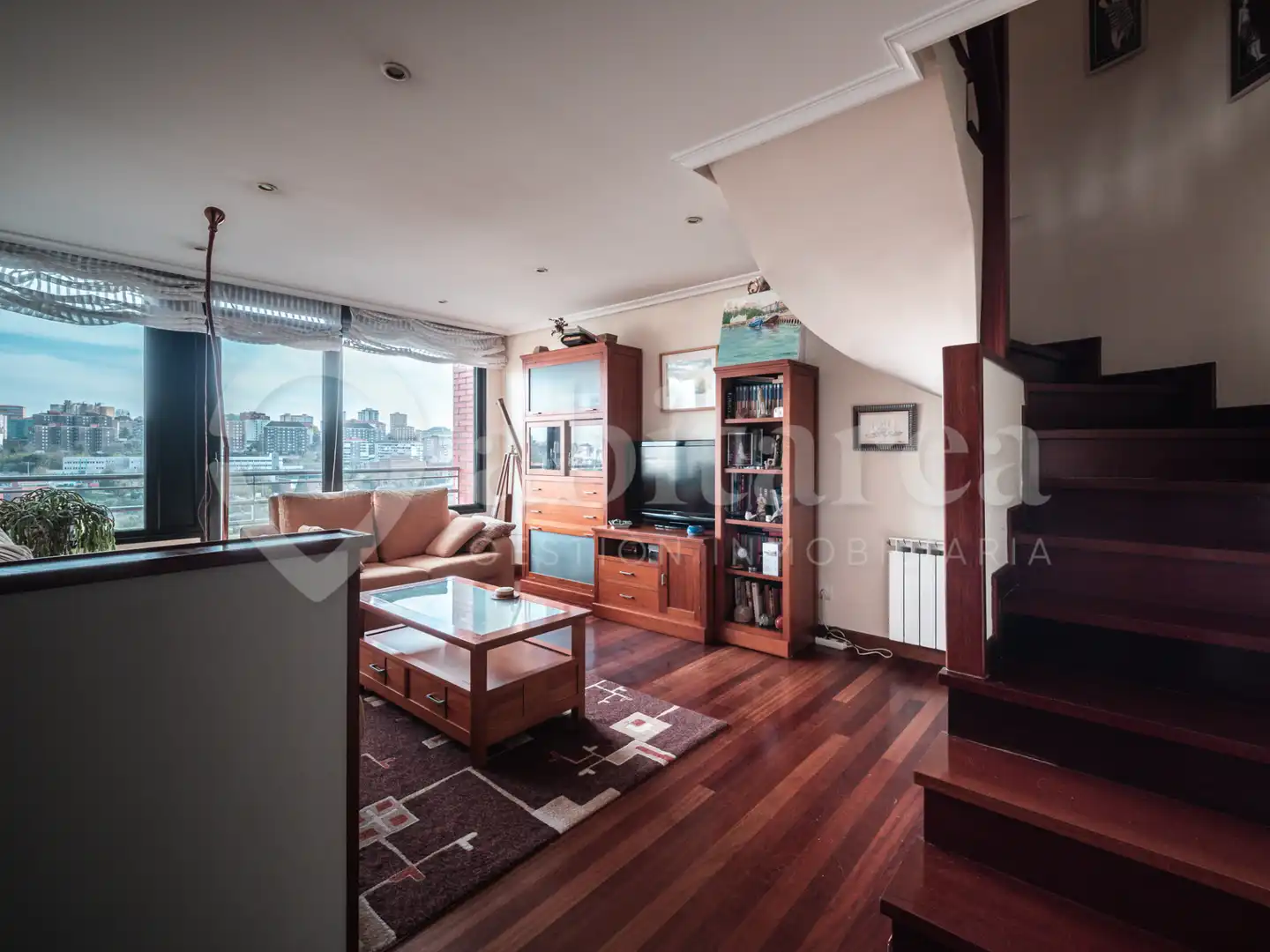 Wohnzimmer von Maisonette zum Verkauf in Santander mit Heizung, Parkett und Abstellraum