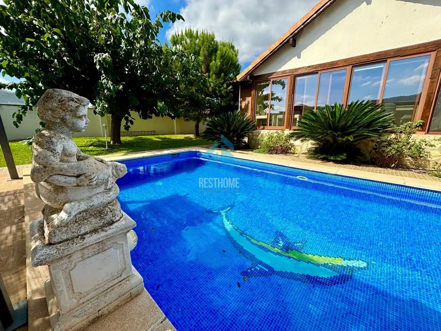 Piscina de Casa o xalet en venda en Palma de Gandia amb Calefacció, Jardí privat i Terrassa