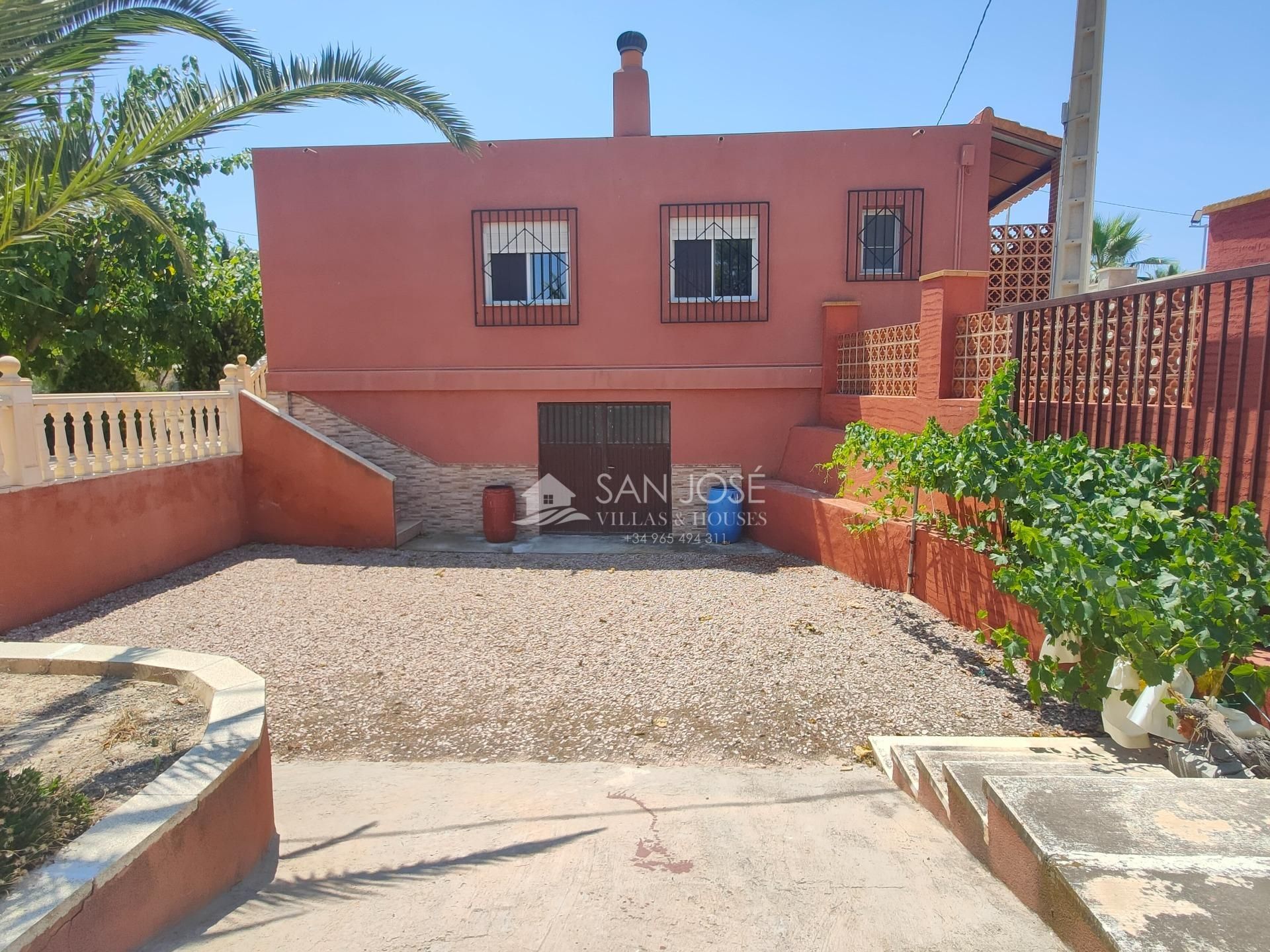 Vista exterior de Casa o xalet en venda en Aspe amb Jardí privat i Traster