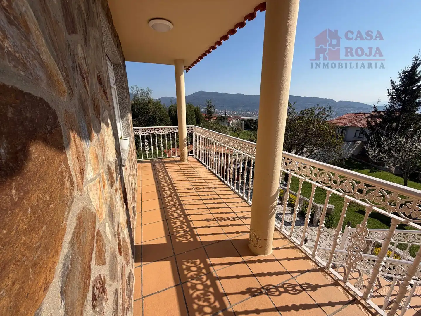 Terraza de Casa o chalet en venta en Moaña con Calefacción, Terraza y Trastero