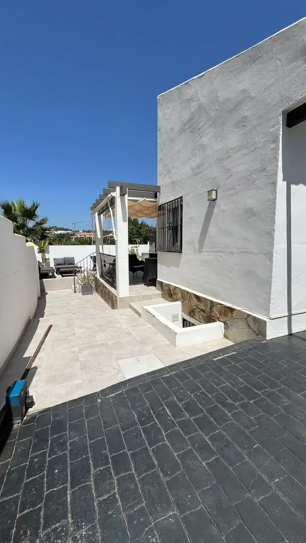 Terraza de Casa o chalet en venta en Mijas con Piscina