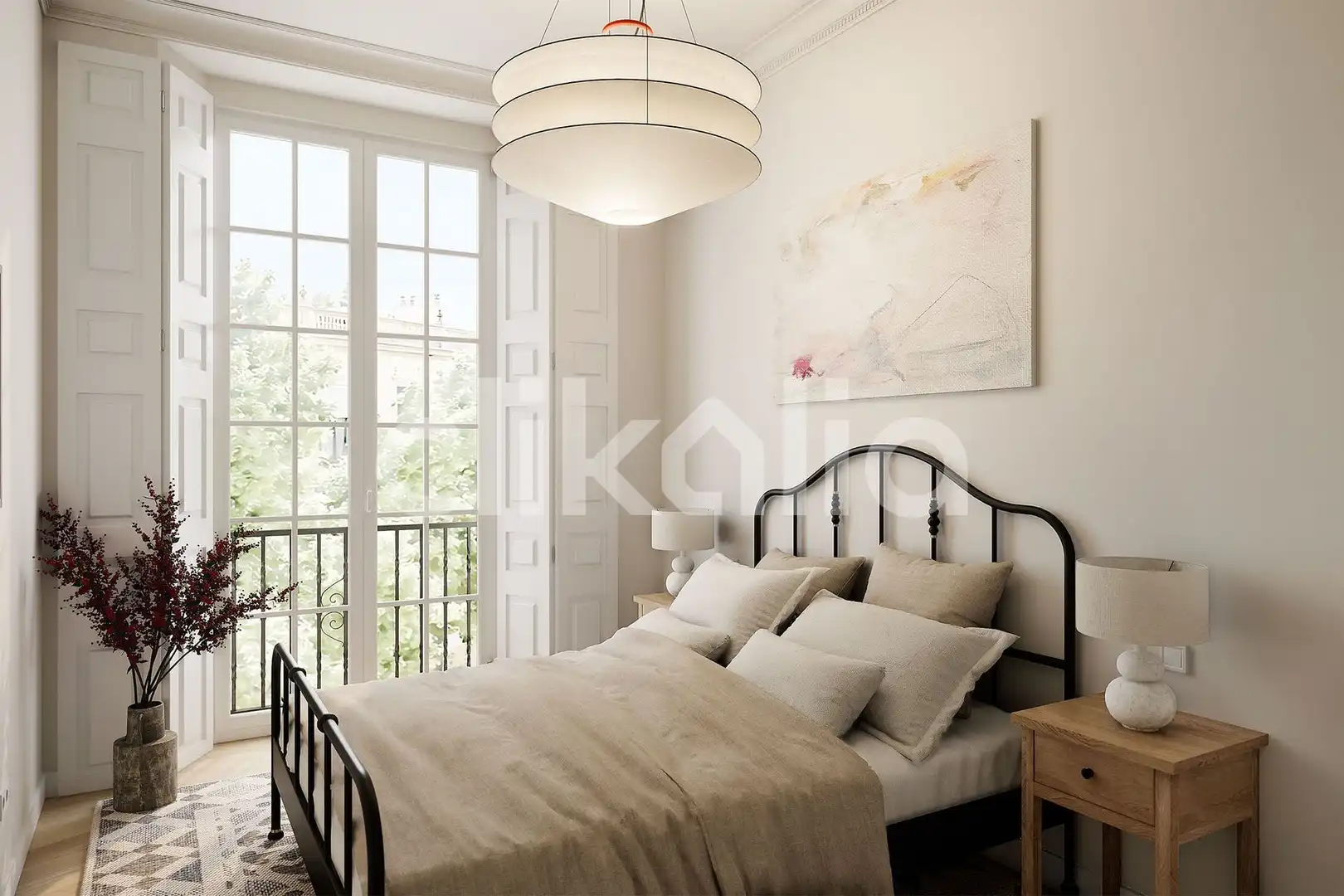 Bedroom of Flat for sale in Sevilla  with Air Conditioner and Terrace