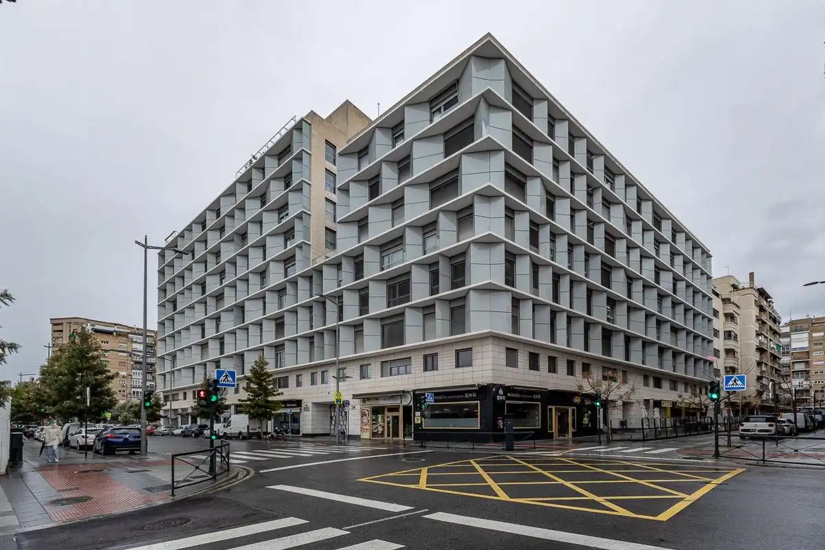 Exterior view of Flat for sale in Granada  with Air Conditioner and Storage room