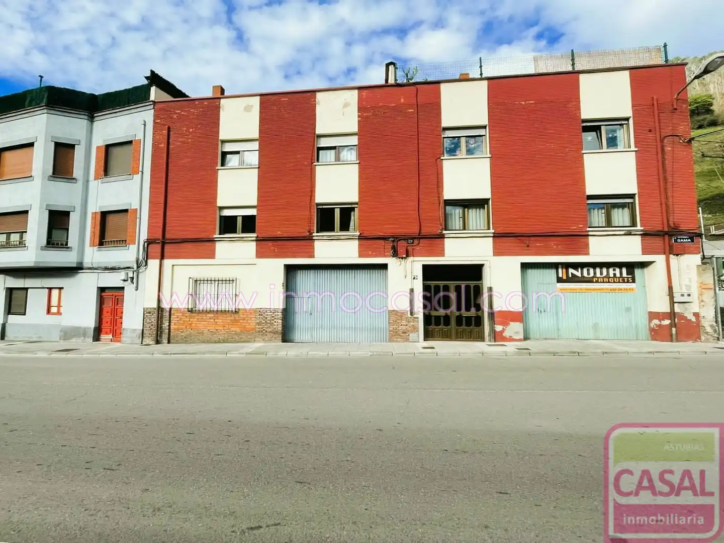 Exterior view of Flat for sale in Mieres (Asturias)  with Heating, Storage room and Furnished