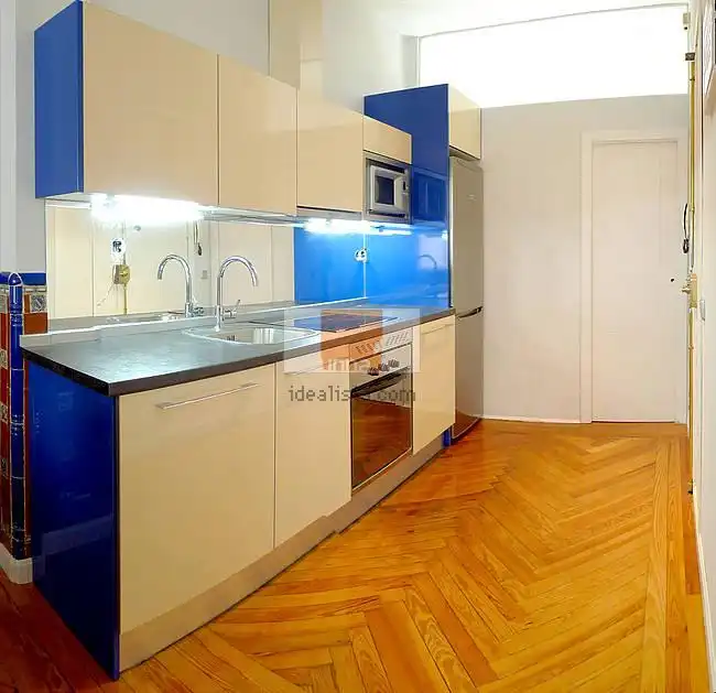 Cocina de Piso de alquiler en Madrid con Aire acondicionado, Calefacción y Parquet