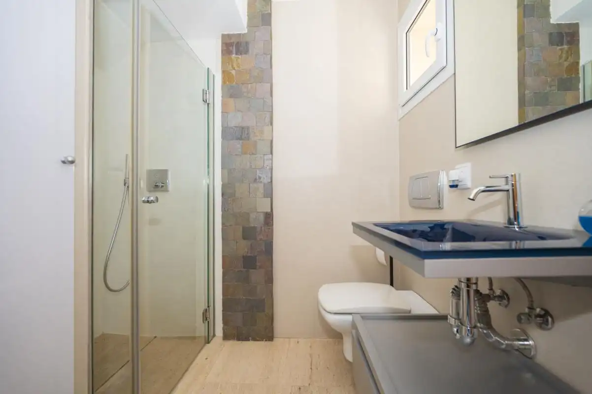 Baño de Casa o chalet de alquiler en Sant Josep de sa Talaia con Aire acondicionado, Calefacción y Jardín privado