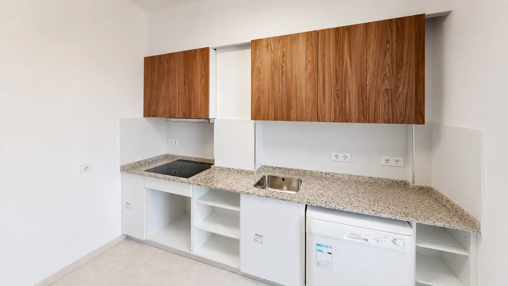 Kitchen of Flat for rent in Alicante / Alacant  with Furnished, Washing machine and TV