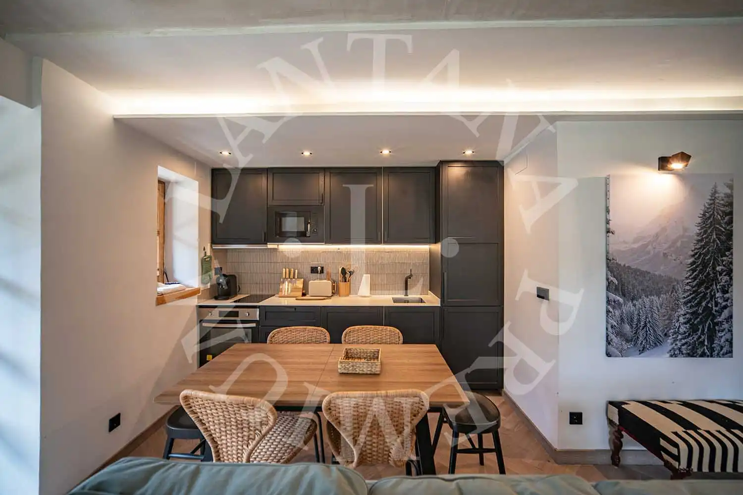 Kitchen of Flat for sale in Naut Aran  with Heating, Parquet flooring and Furnished