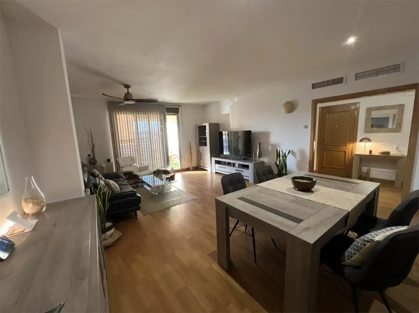 Wohnzimmer von Dachboden zum Verkauf in Murcia mit Klimaanlage, Parkett und Abstellraum