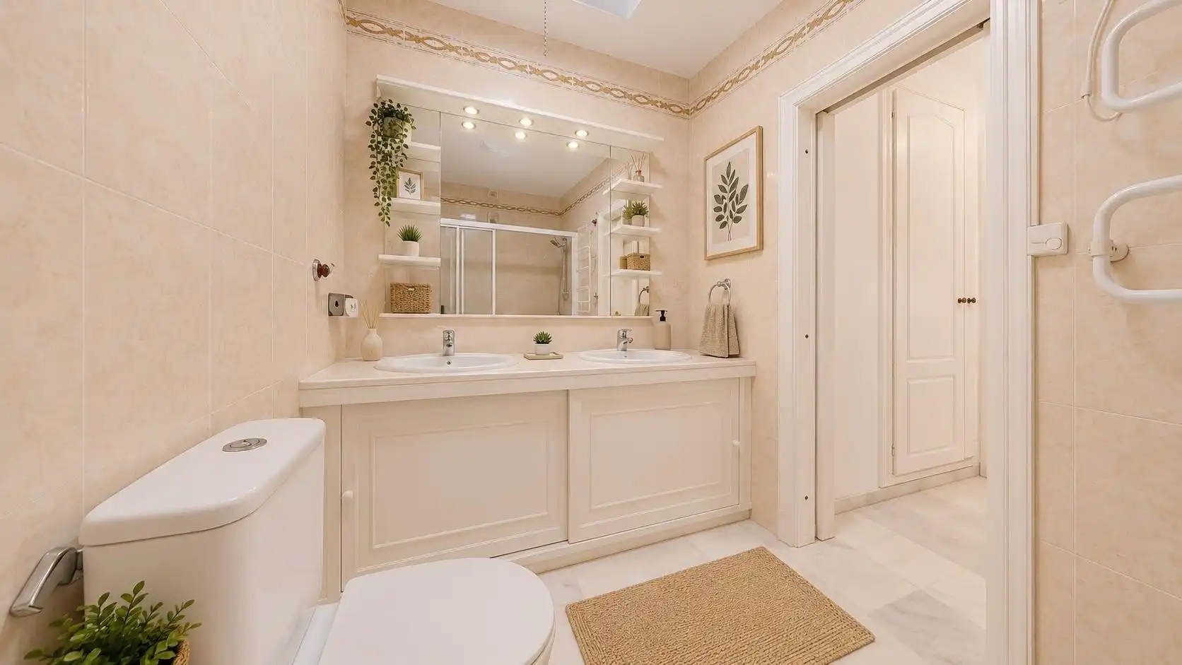 Baño de Casa o chalet en venta en Vícar con Aire acondicionado, Calefacción y Jardín privado