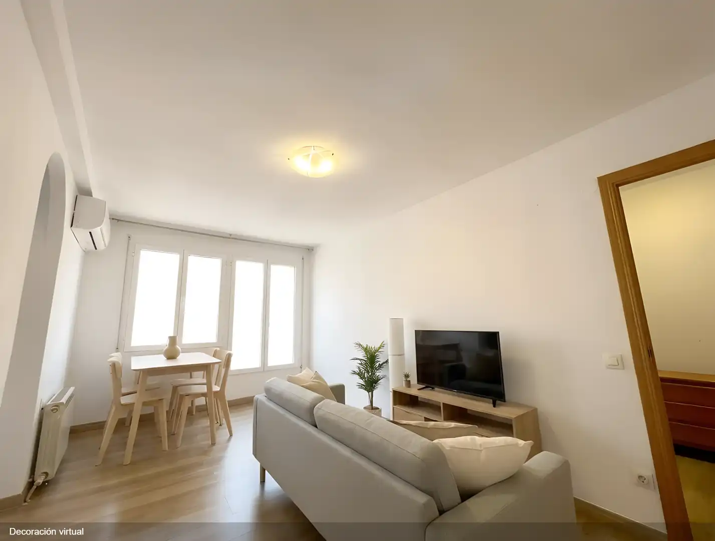 Sala d'estar de Pis en venda en Móstoles amb Aire condicionat, Calefacció i Terrassa