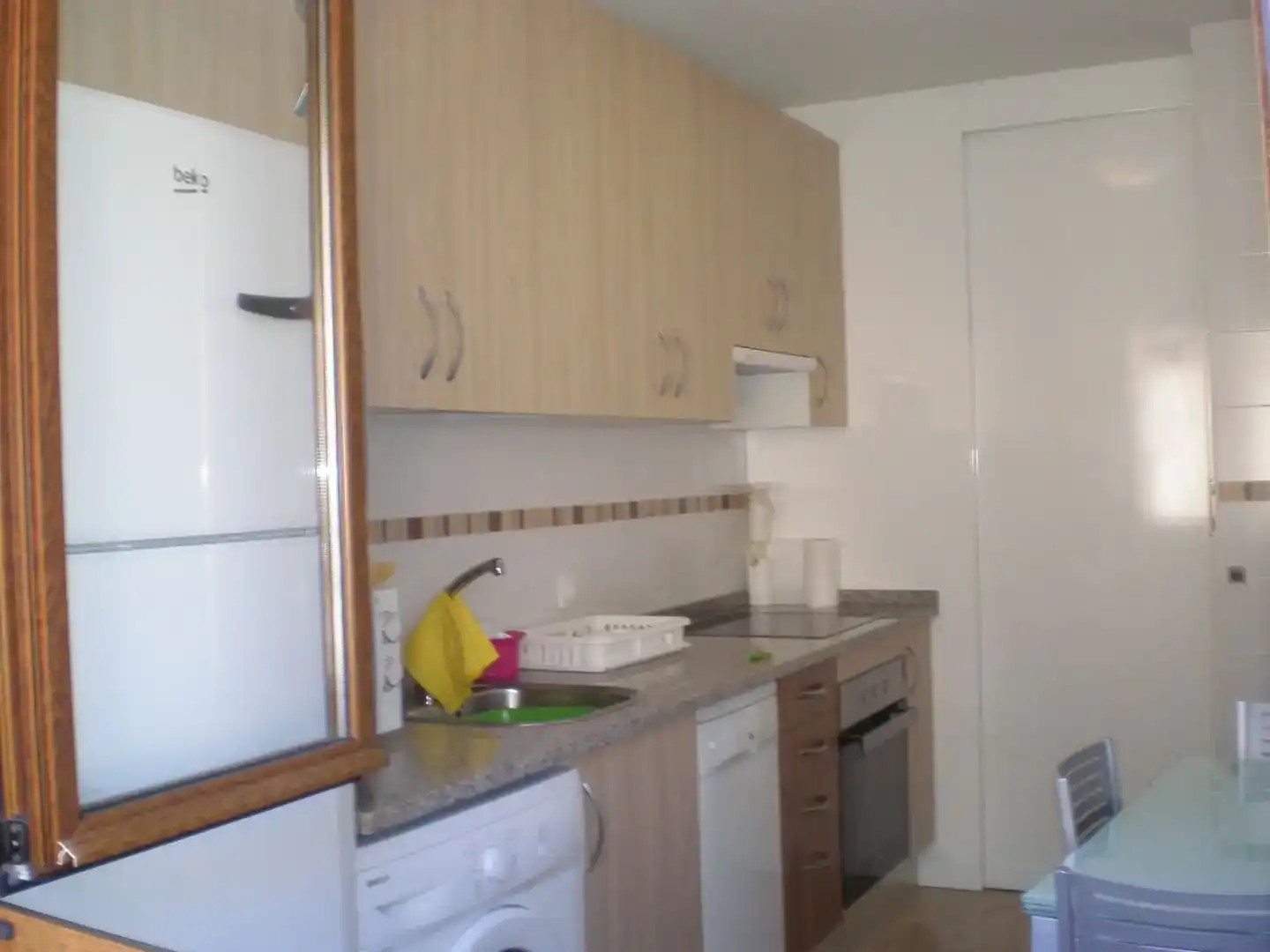 Cuina de Pis de lloguer en Alcañices amb Parquet, Moblat i Balcó