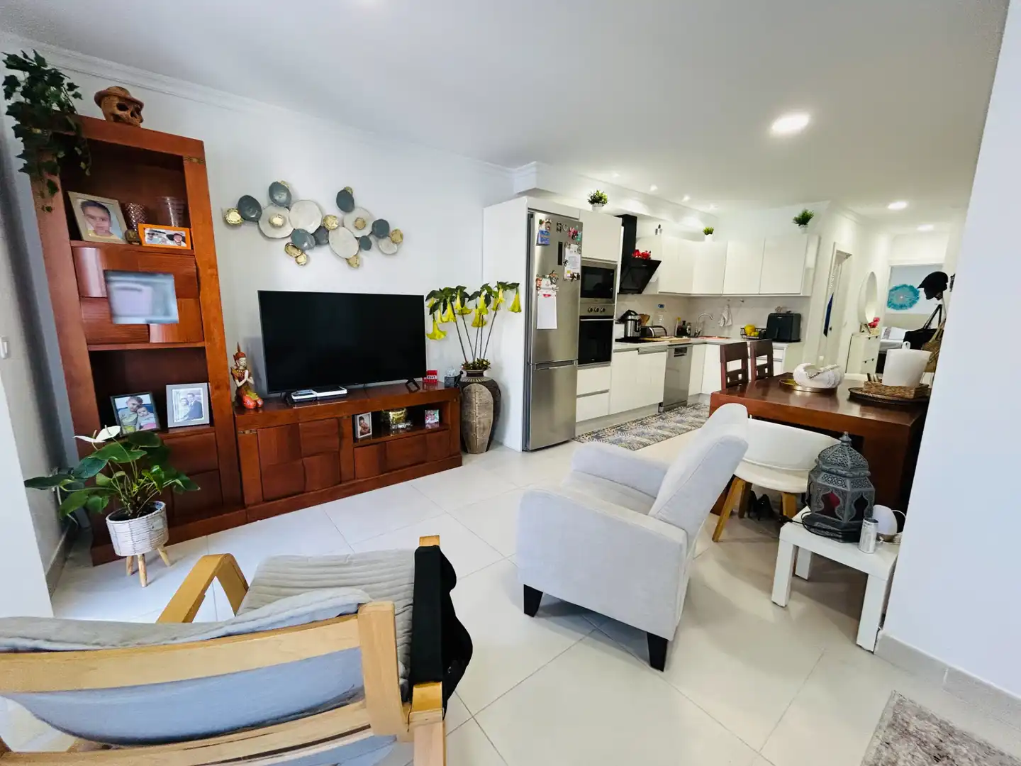 Sala de estar de Piso en venta en San Bartolomé de Tirajana con Aire acondicionado, Microondas y Balcón