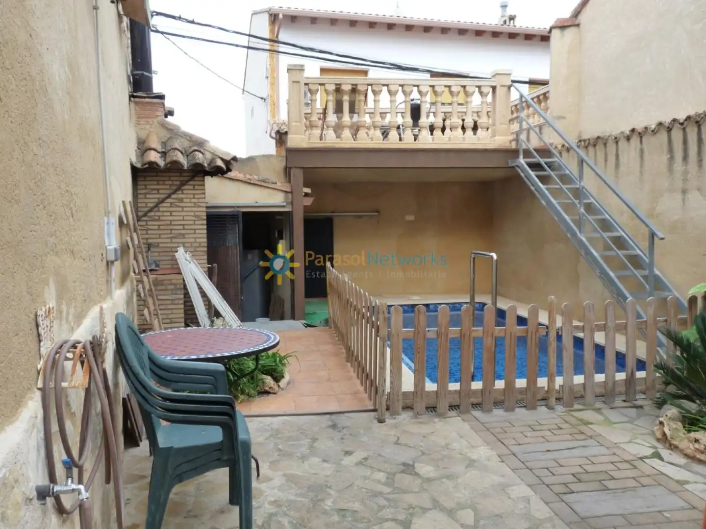 Piscina de Finca rústica en venda en El Palomar amb Aire condicionat, Calefacció i Jardí privat