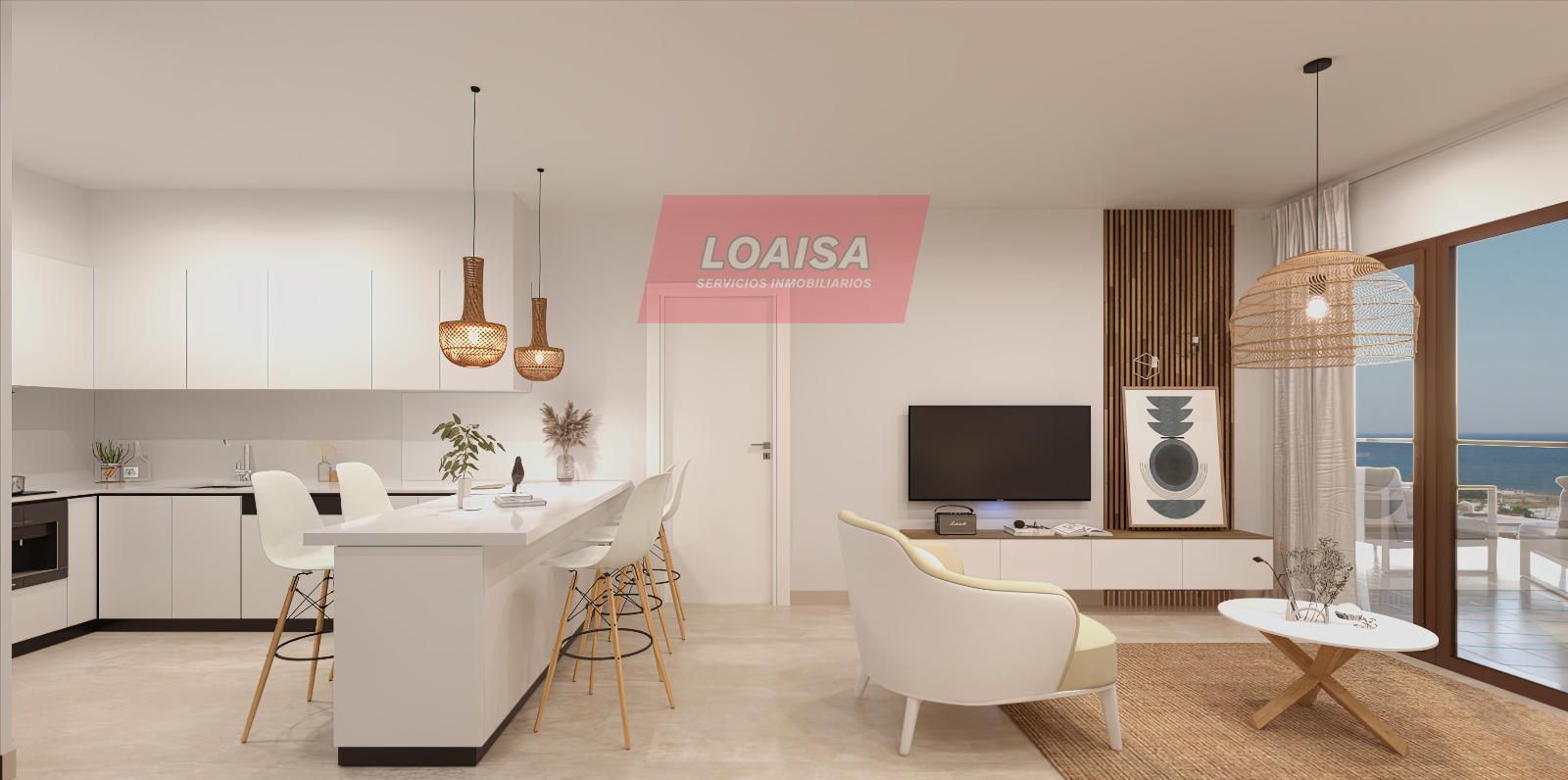 Living room of Flat for sale in Vera  with Air Conditioner, Terrace and Storage room