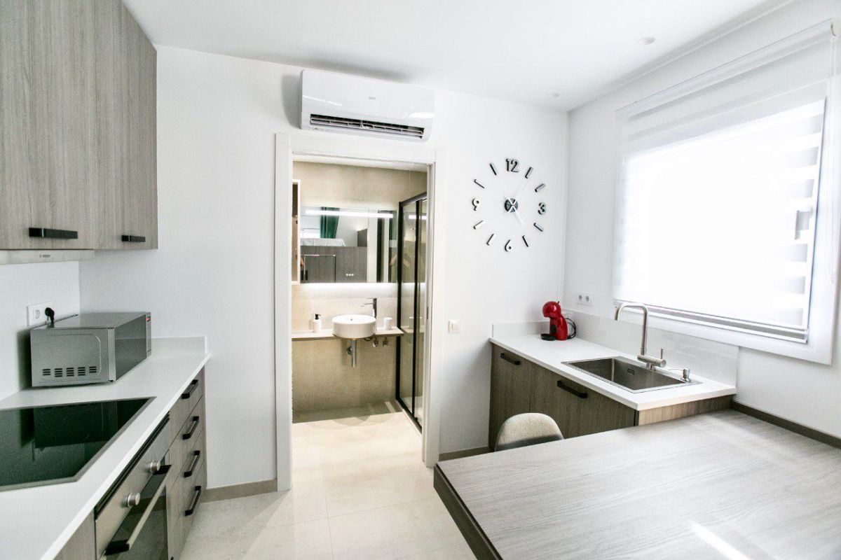 Cocina de Apartamento en venta en Sant Feliu de Guíxols con Aire acondicionado, Calefacción y Amueblado