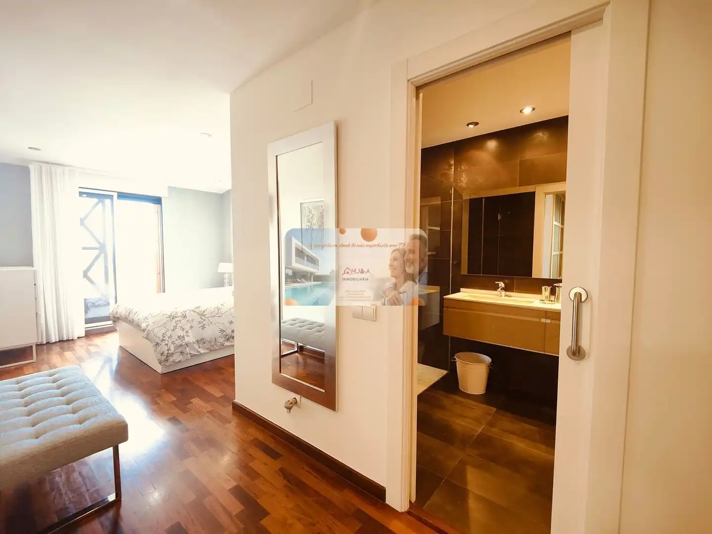 Habitación de Dúplex de alquiler en Castellón de la Plana / Castelló de la Plana con Aire acondicionado, Calefacción y Parquet