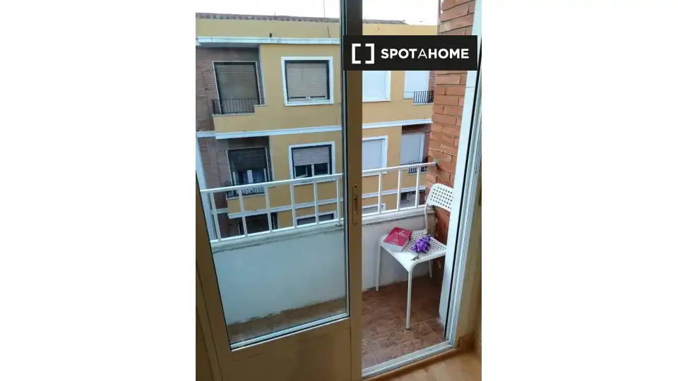 Terraza de Piso de alquiler en Zaragoza con Aire acondicionado, Calefacción y Amueblado