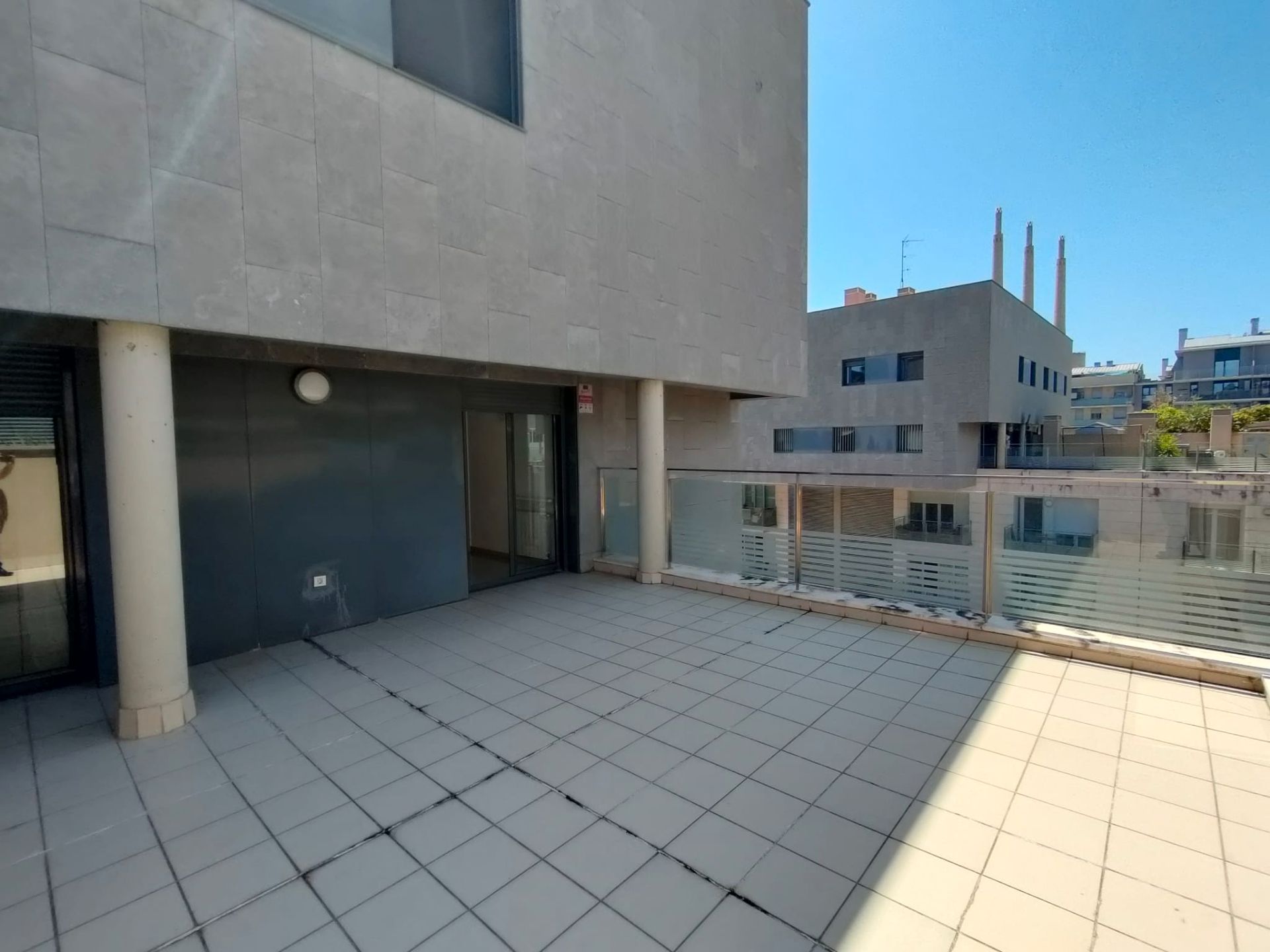 Terrace of Flat to rent in Badalona  with Air Conditioner, Heating and Terrace