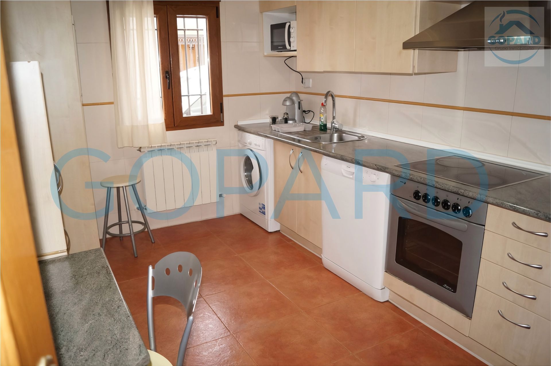 Kitchen of Flat for rent in Brunete  with Heating, Furnished and Oven