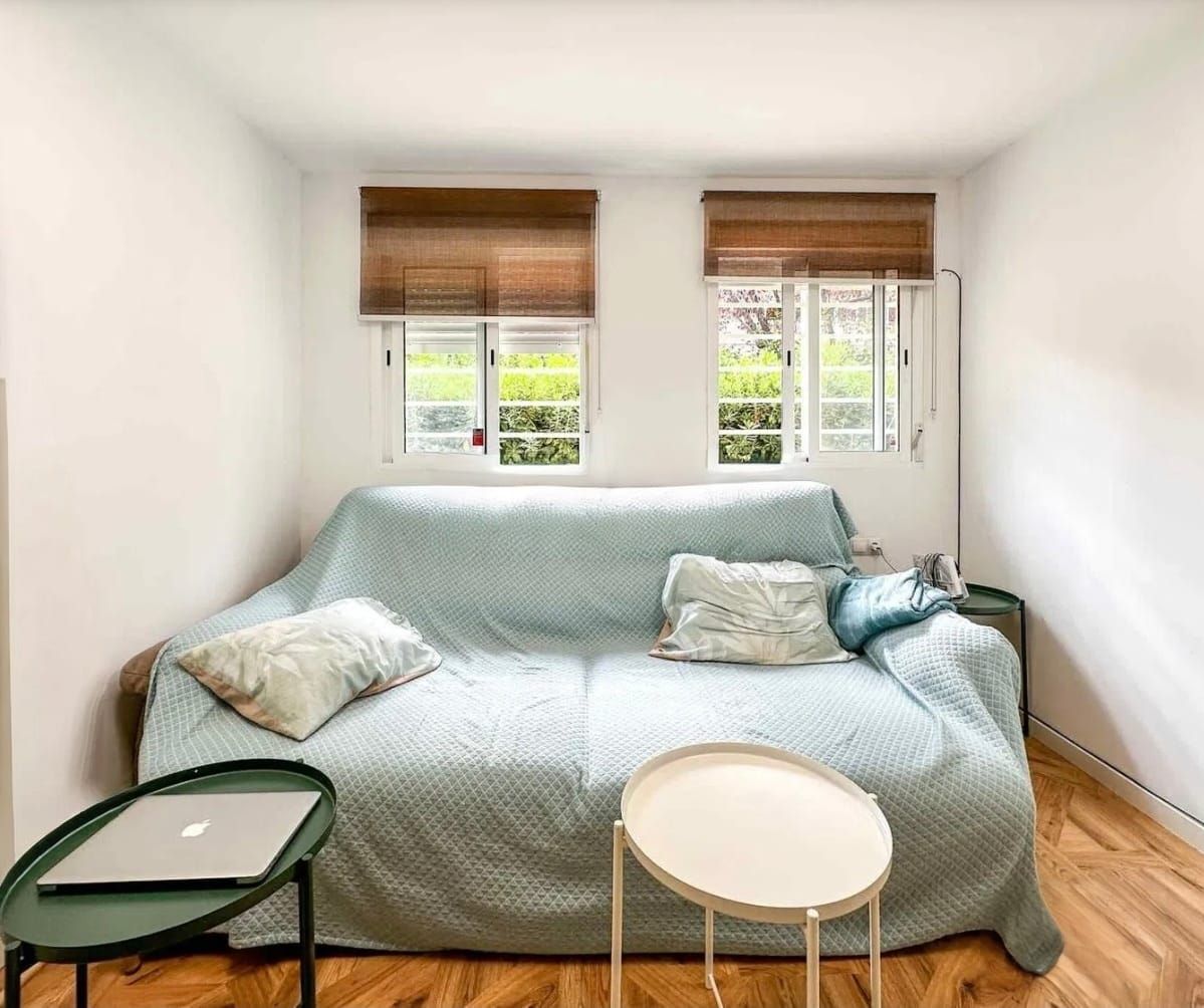 Bedroom of Flat for sale in  Madrid Capital  with Heating