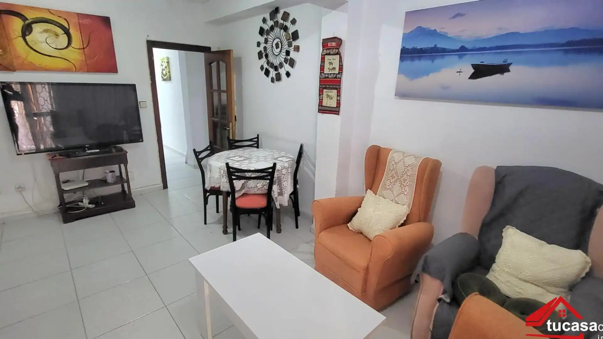 Sala de estar de Piso en venta en  Córdoba Capital con Terraza y Amueblado