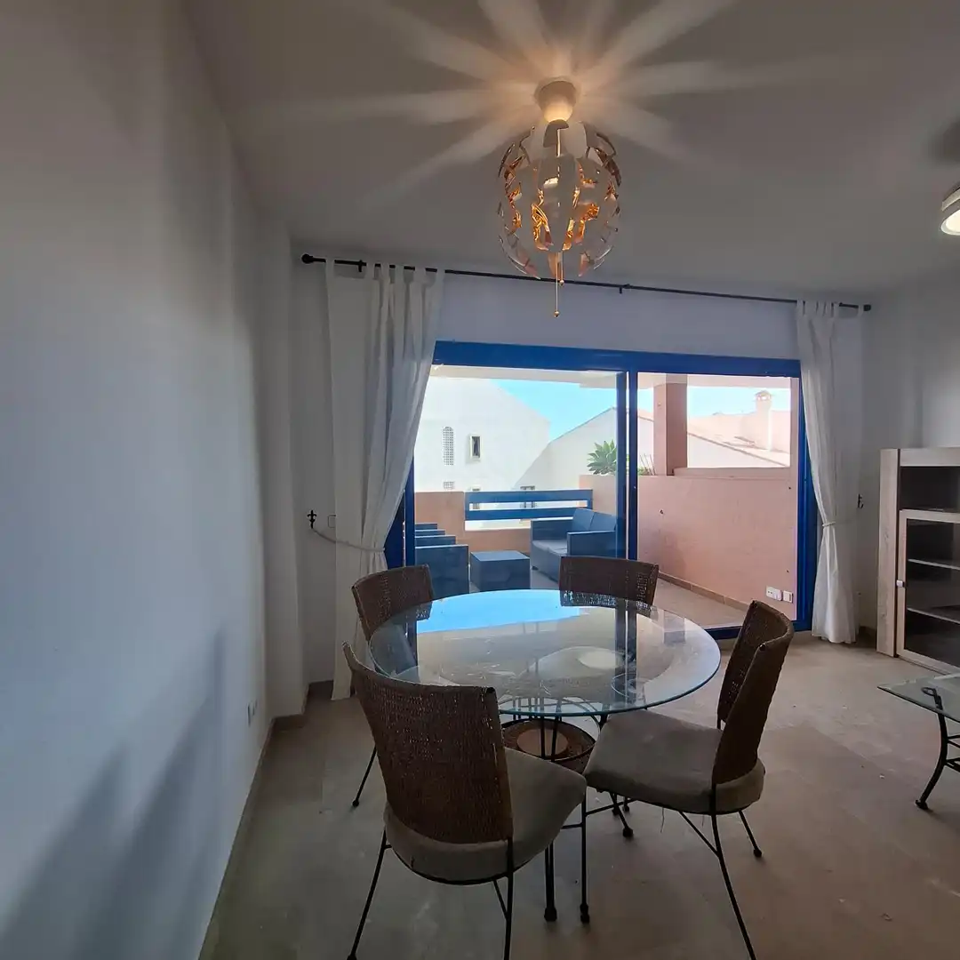 Menjador de Apartament en venda en Manilva amb Aire condicionat, Calefacció i Terrassa