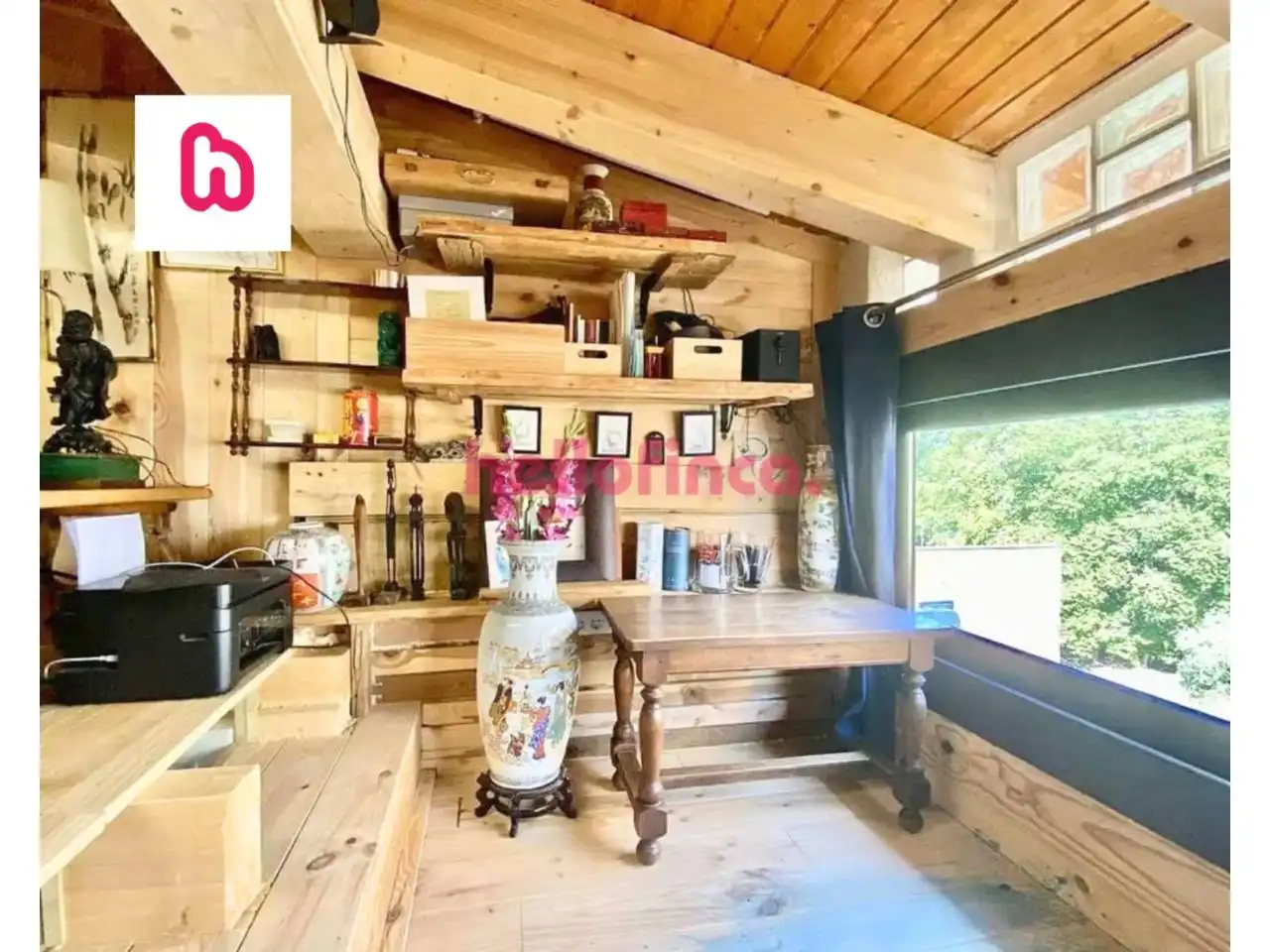 Cocina de Dúplex en venta en Sant Joan Les Fonts con Aire acondicionado, Calefacción y Parquet