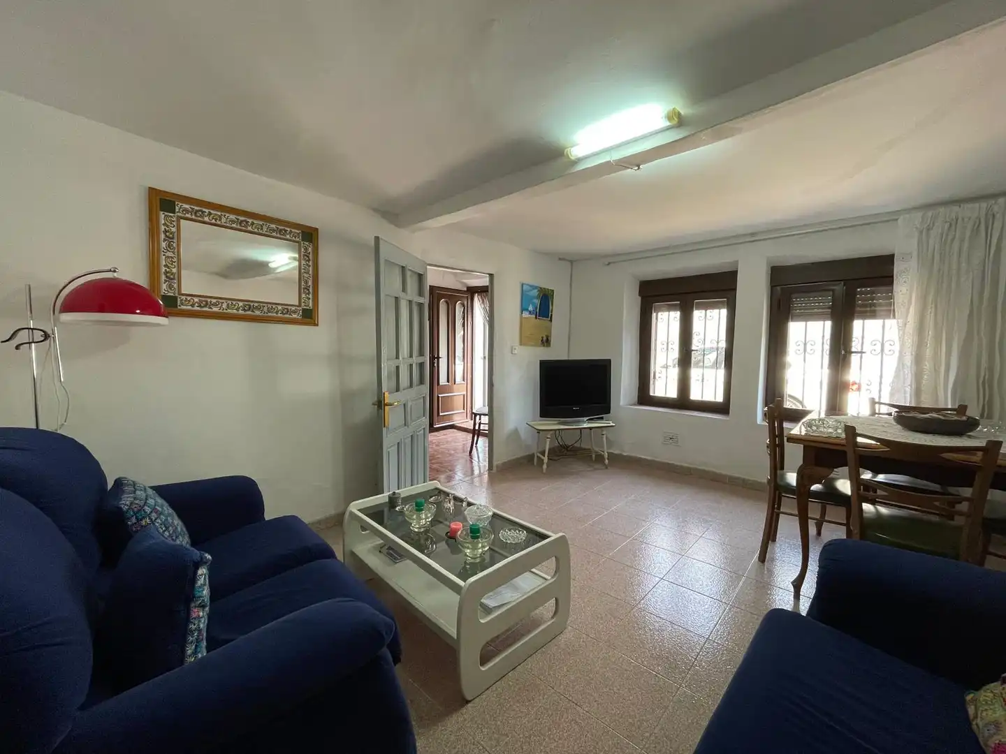 Sala d'estar de Finca rústica en venda en Palenzuela amb Moblat, Forn i Rentadora