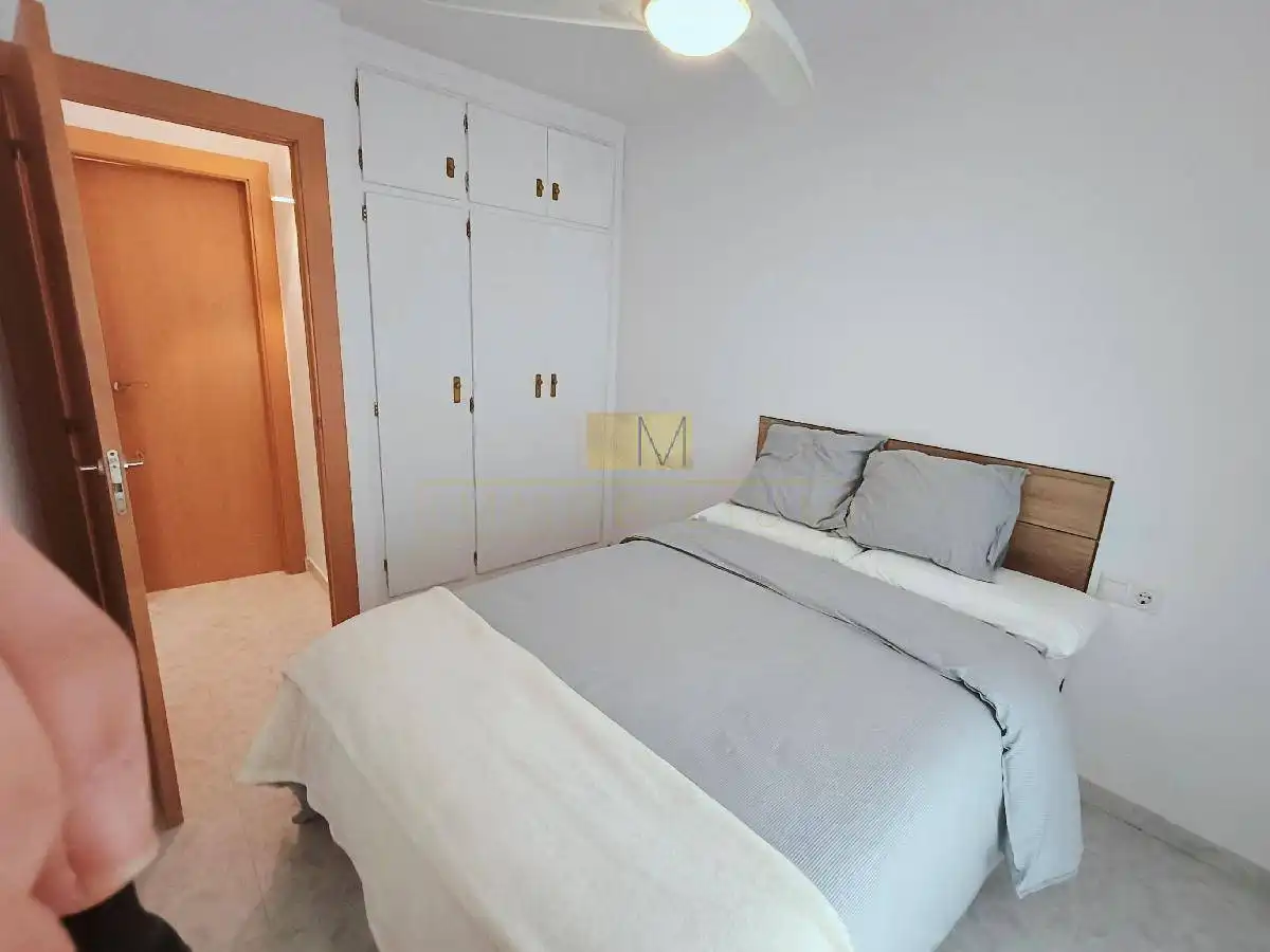 Bedroom of Flat for rent in Vilanova i la Geltrú  with Air Conditioner and Furnished