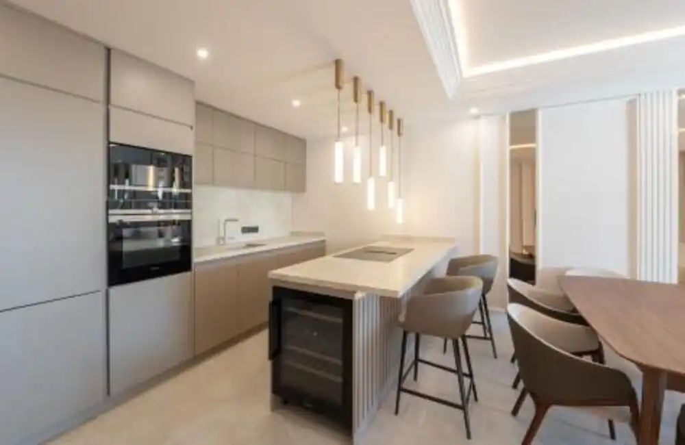 Kitchen of Ground floor for rent in Estepona  with Air Conditioner, Terrace and Storage room
