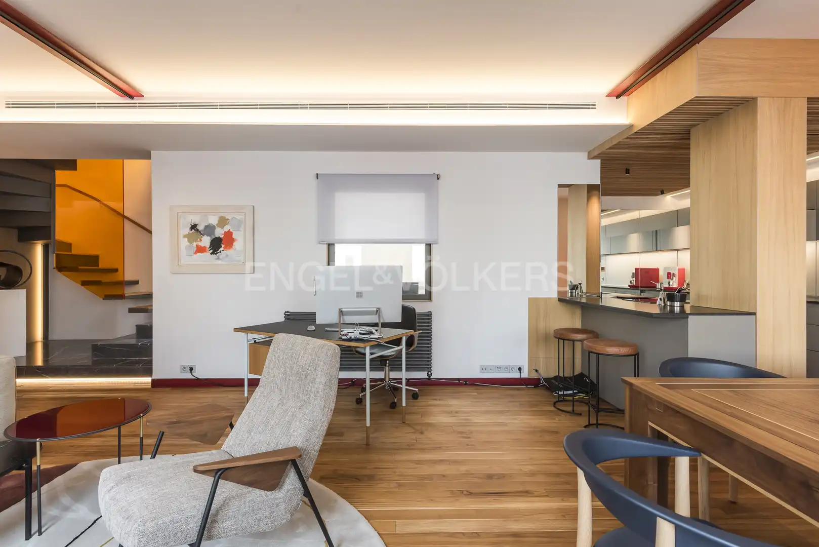 Living room of Flat for rent in Barrio de Salamanca