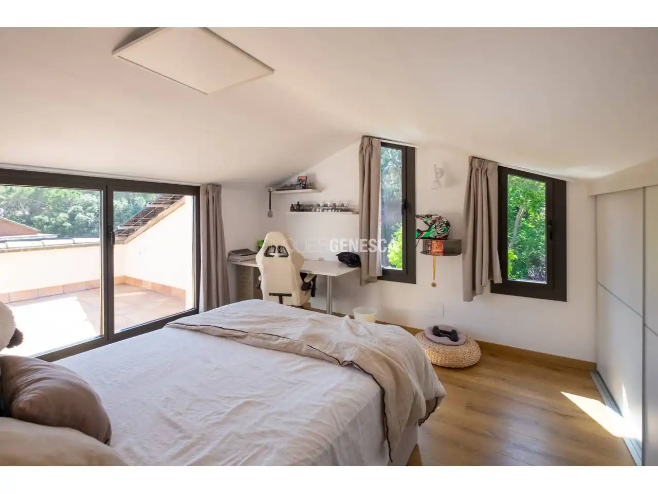 Habitación de Casa o chalet en venta en Matadepera con Aire acondicionado, Calefacción y Jardín privado