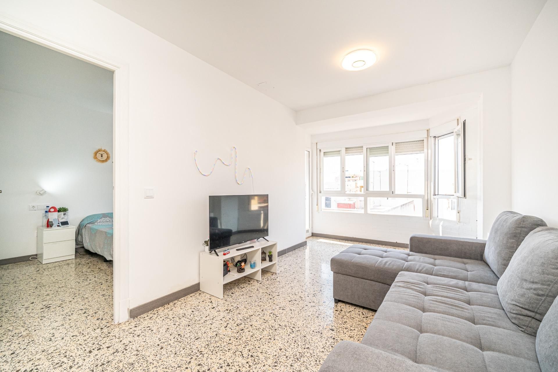 Sala d'estar de Pis en venda en  Palma de Mallorca amb Balcó