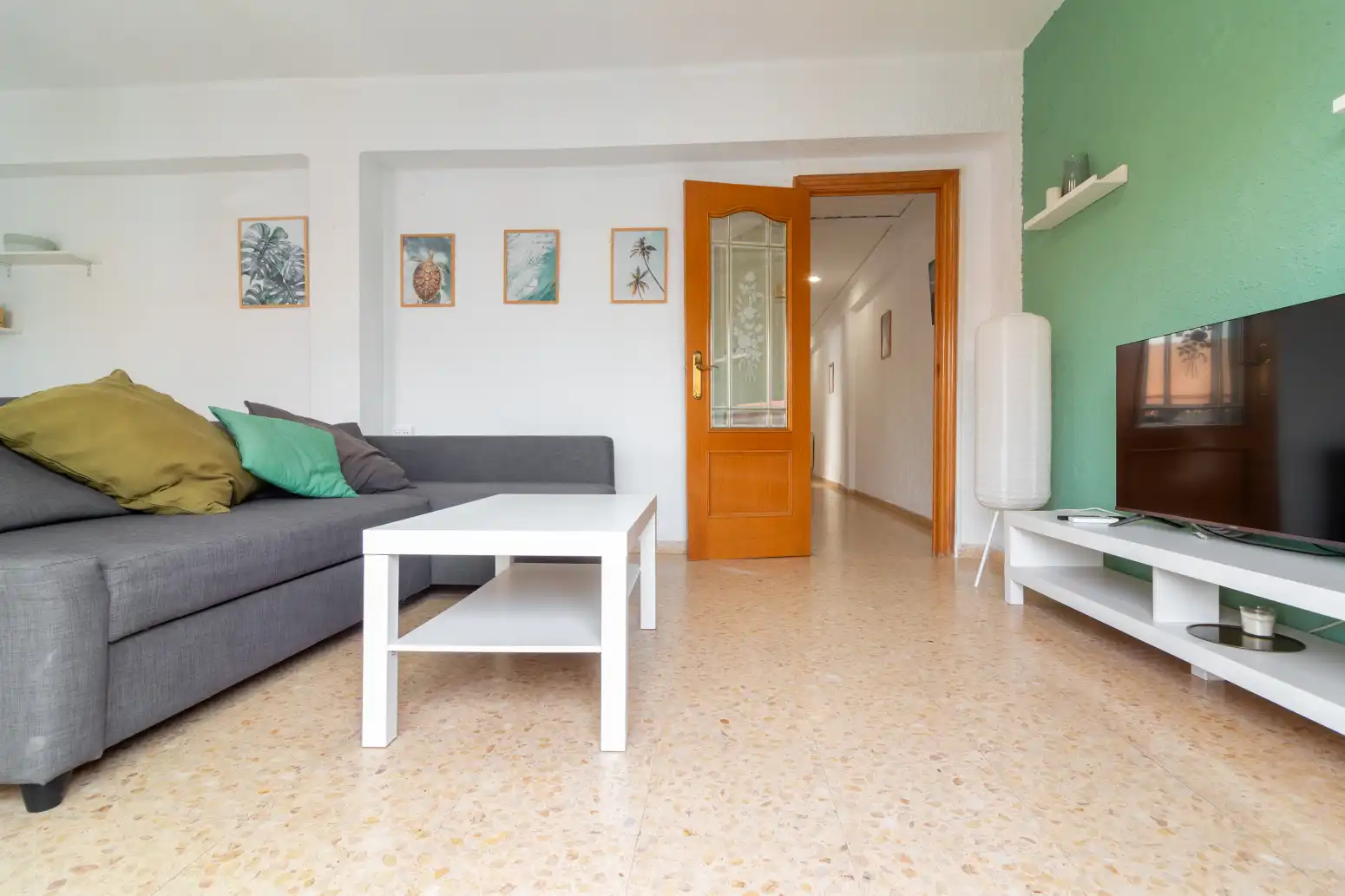Living room of Flat for sale in Sagunto / Sagunt  with Air Conditioner, Heating and Storage room