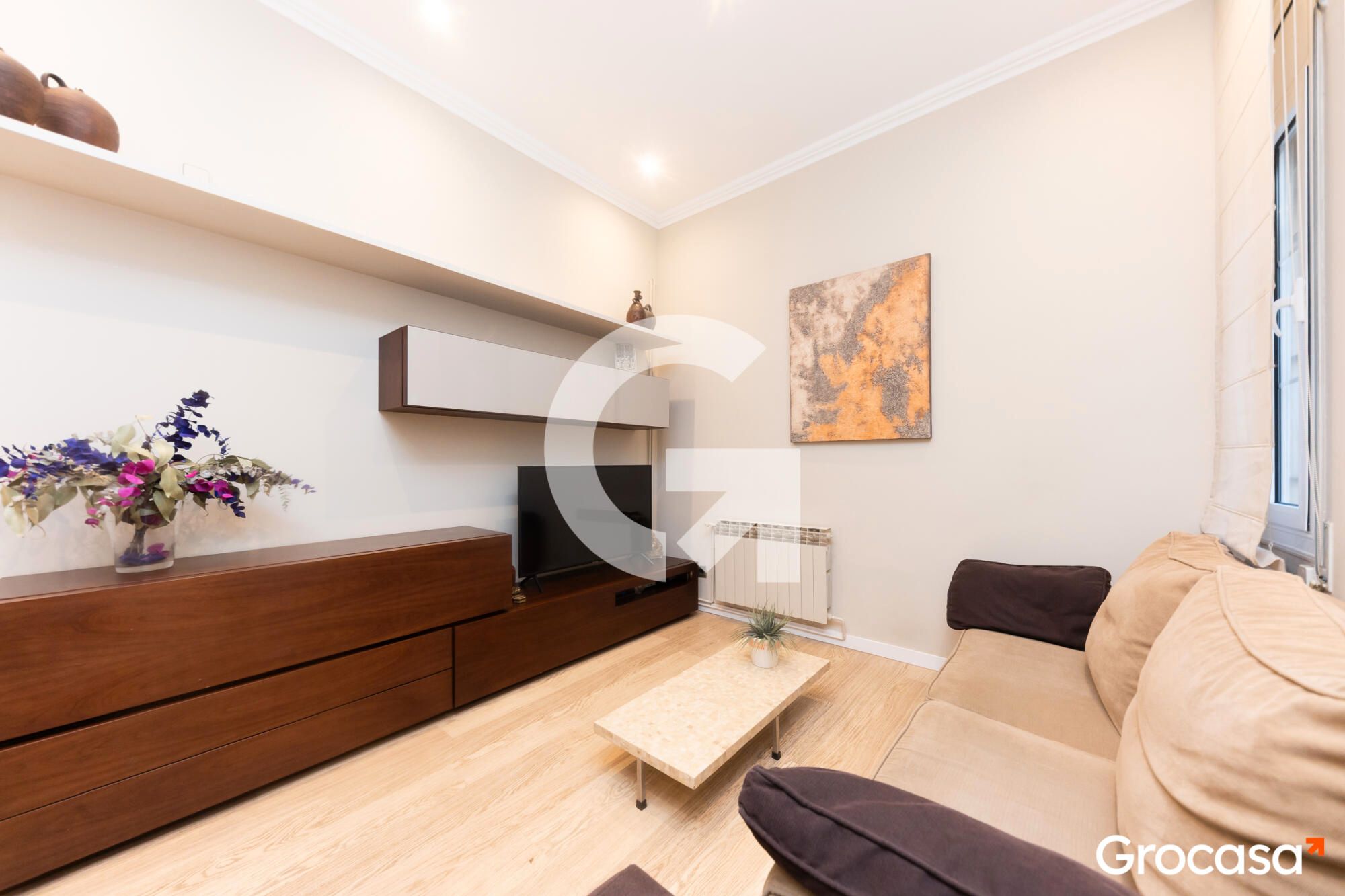 Living room of Flat for sale in L'Hospitalet de Llobregat  with Heating, Storage room and Oven